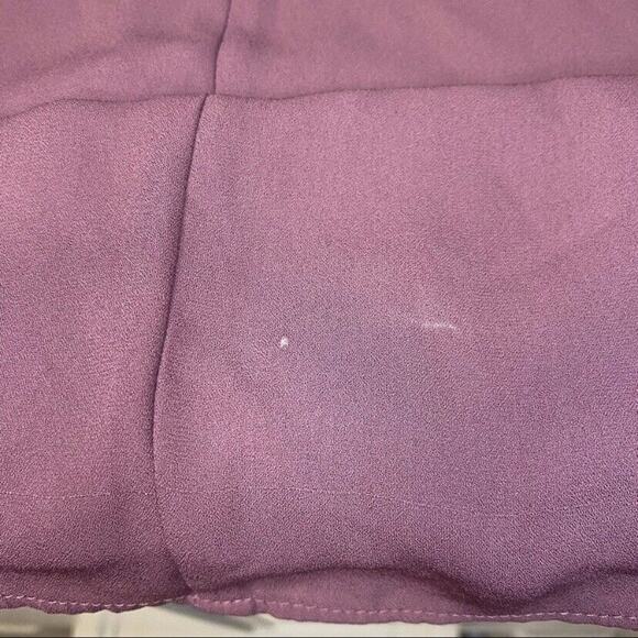 Rue 21 Burgundy Short Sleeve Blouse with Gold Beads - Picture 8 of 8